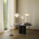 Louis Poulsen PH 80 Table Lamp and PH 80 Portable Lamp — lifestyle, living room family setting, lamp on