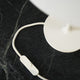 Louis Poulsen PH 80 Table Lamp in Opal White / White — cord and switch detail