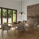 Louis Poulsen PH 1/1 Chandelier Centenary Edition 9-arm above a dining room in Gentofte