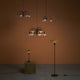 Louis Poulsen PH Centenary Edition full collection — floor lamp, table lamp and chandelier, unlit