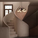 Louis Poulsen PH 1/1 Chandelier Centenary Edition 9-arm installed in a Venice hall setting