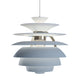 Louis Poulsen PH Snowball Pendant Light in Dusty Blue Chrome — packshot