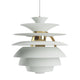 Louis Poulsen PH Snowball Pendant Light in Dusty Green Brass — packshot, light off