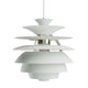 Louis Poulsen PH Snowball Pendant Light in Dusty Green Chrome — packshot, light off