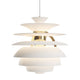 Louis Poulsen PH Snowball Pendant Light in Soft White Brass — packshot