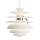 Louis Poulsen PH Snowball Pendant Light in Soft White Chrome — packshot