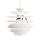 Louis Poulsen PH Snowball Pendant Light in White — packshot