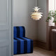 Louis Poulsen PH Snowball Pendant Light in White — detail, light on 01