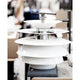 Louis Poulsen PH Snowball Pendant Light in White — assembly 03