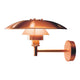 Louis Poulsen PH 4½-3 Wall Light in Brushed Copper — packshot