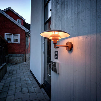 Louis Poulsen PH 4½-3 Wall Light Brushed Copper