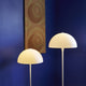 Louis Poulsen Panthella 400 Floor Lamp V3 in Opal White — lifestyle, detail, VP Suite, with Panthella 500 Floor Lamp