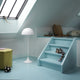 Louis Poulsen Panthella 400 Floor Lamp V3 in Opal White — lifestyle, Schnack House