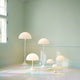 Louis Poulsen Panthella lighting family in Opal White — lifestyle, Schnack House