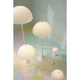 Louis Poulsen Panthella lighting family in Opal White — lifestyle, Schnack House
