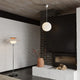 Louis Poulsen Patera Pendant Light — lifestyle, living room, view 3