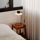 Louis Poulsen AJ Oxford Table Lamp Tall lifestyle bedroom interior setting