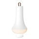 Louis Poulsen Tomoshi Portable Lamp in White — dim level 5%