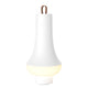 Louis Poulsen Tomoshi Portable Lamp in White — dim level 25%
