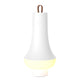 Louis Poulsen Tomoshi Portable Lamp in White — dim level 100%