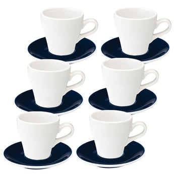 Loveramics Tulip Cappuccino Cup & Saucer x6 - Outlet