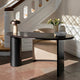 Audo The Eclipse Desk — lifestyle, with Audo Tearoom Lounge Chair, Audo Reverse Table Lamp, and Audo Cyclades Vase