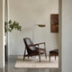 Audo Wing Floor Lamp with Elizabeth Lounge Chair and Ottoman — lifestyle