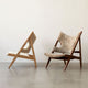Audo Knitting Lounge Chair Sheepskin — lifestyle