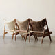 Audo Knitting Lounge Chair Sheepskin — lifestyle