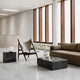Audo Knitting Lounge Chair — lifestyle, with Offset Sofa and Plinth