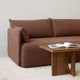 Audo Offset 2 Seater Sofa in Bouclé — lifestyle