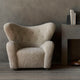 Audo The Tired Man Lounge Chair with Rond Bowl and Converge Book Ends – lifestyle