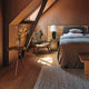 Audo Plinth Tall — lifestyle, with Audo Knitting Chair and Audo Torso Table Lamp