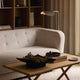 Audo Wing Floor Lamp with Vilhelm Sofa and Jäger Lounge Table — lifestyle