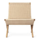 Carl Hansen MG501 Cuba Lounge Chair in Oak Oil, Natural Paper Cord — packshot