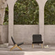 Carl Hansen MG501 Cuba Chair Outdoor in Teak, Charcoal — lifestyle