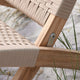 Carl Hansen MG501 Cuba Chair Outdoor in Teak, Sesame — lifestyle, detail