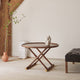 Carl Hansen ML10097 Egyptian Table in Walnut Oil — lifestyle, with KK48651 Chair