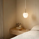 Carl Hansen MT221 Tulip Pendant 170mm — lifestyle, modern scandi bedroom, luxury, minimal
