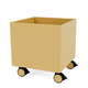 Montana Colour Box I in Cumin with castors — packshot