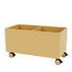 Montana Colour Box III in Cumin with castors — packshot