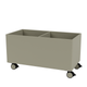 Montana Colour Box III in Fennel with castors — packshot