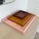 Montana Arrange Set of Three Trays in Amber, Masala & Acacia — on display, showroom