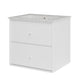 Montana Selection Flow Sink Unit in New White — packshot