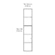 Montana Selection Reset II Bathroom Cabinet — dimensions