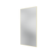 A rectangular mirror with a thin beige border, shown vertically against a plain white background.