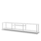 Montana Free 111010 in New White with Chrome columns — packshot