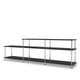 Montana Free 111220 in Black with Chrome columns — packshot