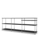 Montana Free 222100 in Black with Chrome columns — packshot