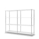 Montana Free 330000 in New White with Chrome columns — packshot